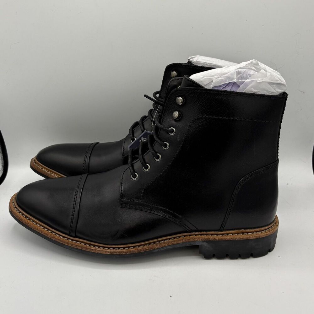 Anthony Veer Men's RANVEER CAP-TOE‎ 6" LACE-UP BOOT Sz 11D